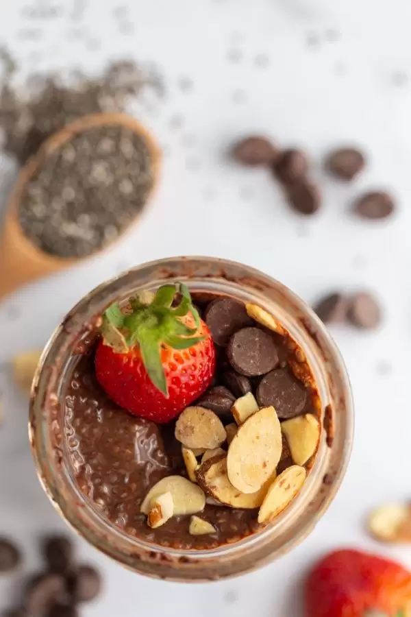 chocolate chia seed pudding