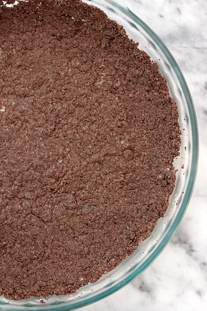 homemade chocolate graham cracker crust