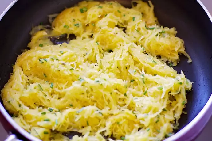 Spaghetti Squash Hash Browns - Food with Feeling