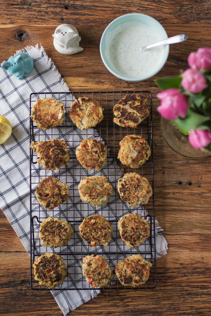 Chickpea Tuna Patties Food with Feeling