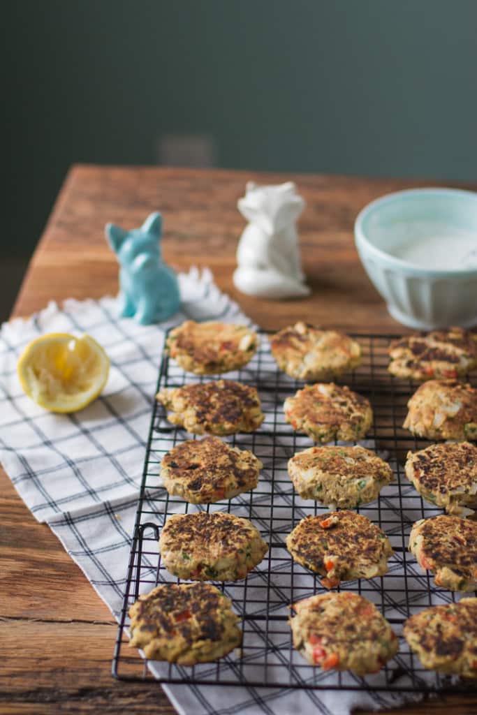 Chickpea Tuna Patties Food with Feeling