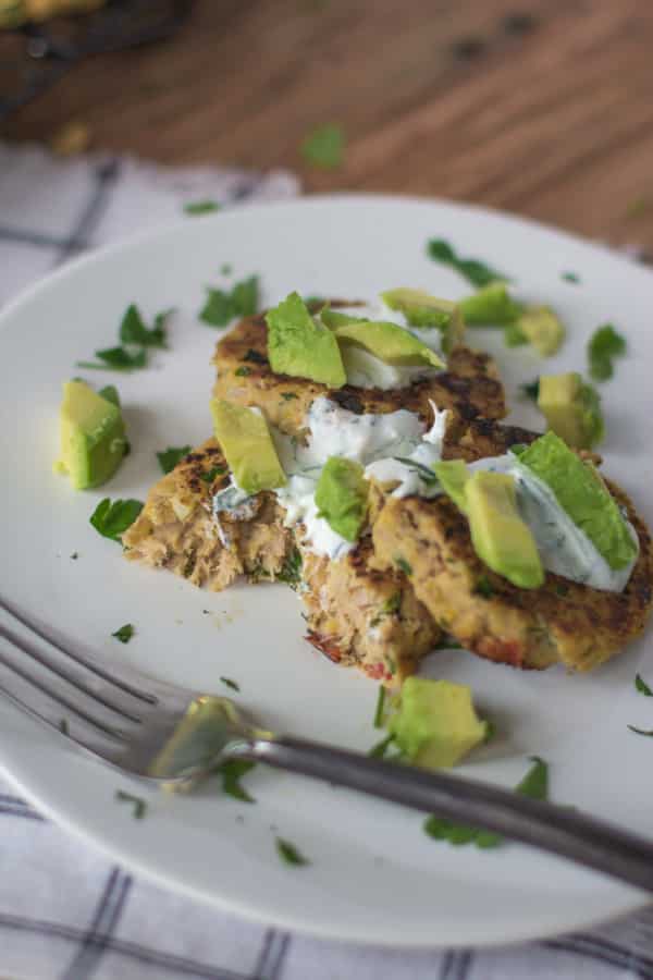 Chickpea Tuna Patties Food with Feeling