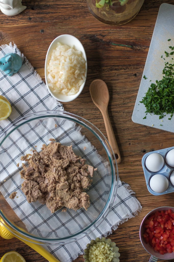 Chickpea Tuna Patties Food with Feeling
