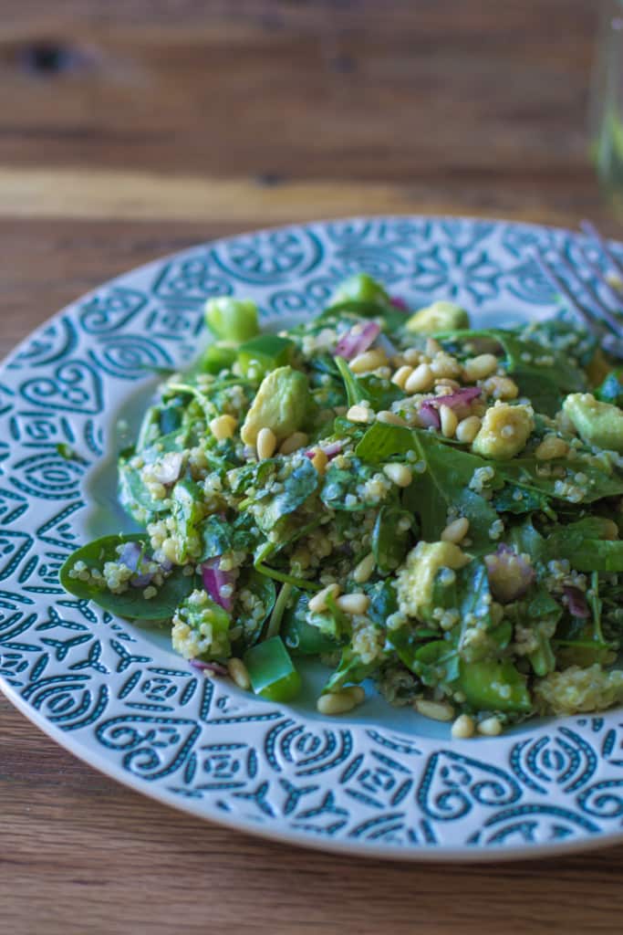 Green Goddess Quinoa Salad Food with Feeling