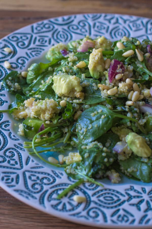 Green Goddess Quinoa Salad Food with Feeling