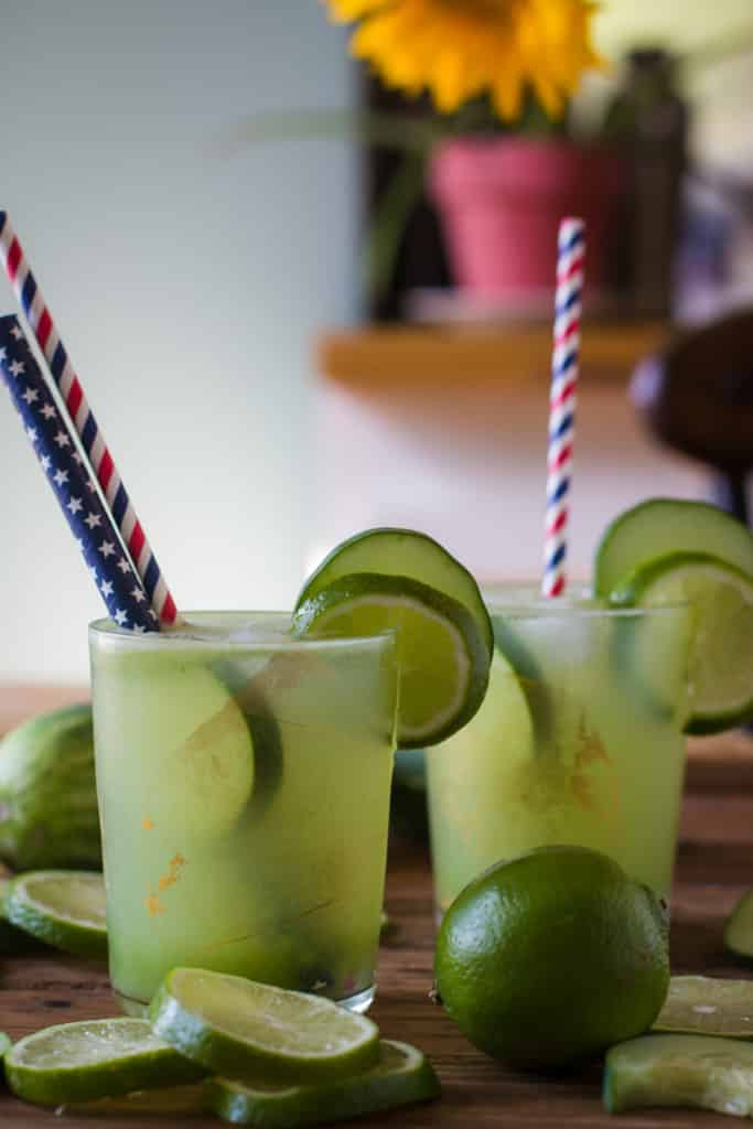 Cucumber Lime Tequila Cocktail Food with Feeling