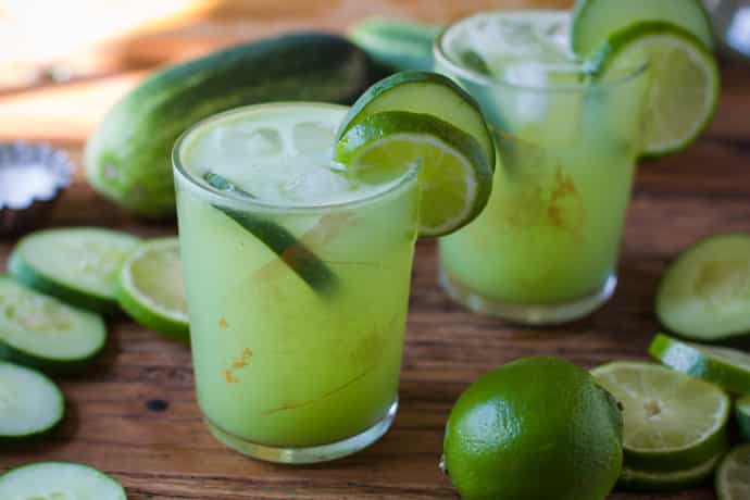 cucumber lime tequila margarita-7