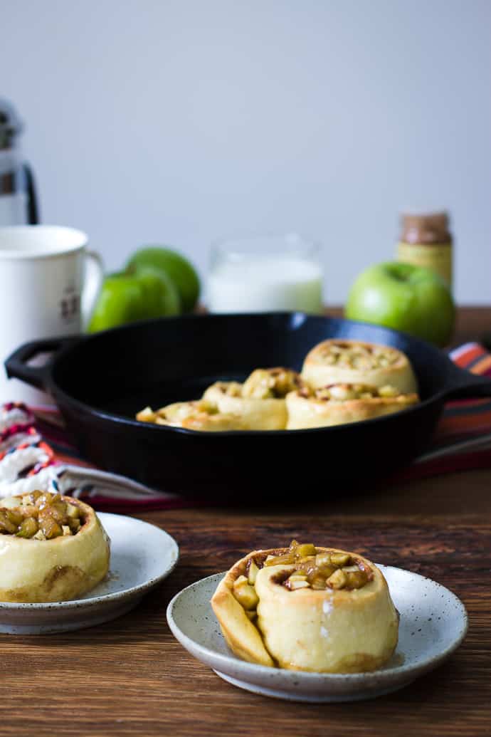Apple Pie Cinnamon Rolls-17
