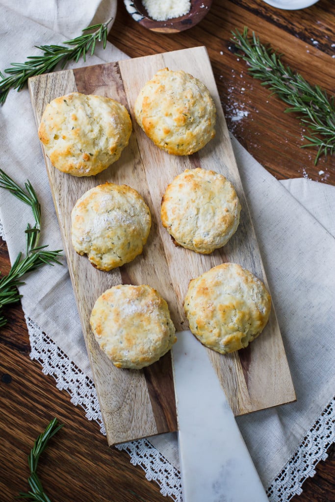 Rosemary Parmesan Buttermilk Biscuits Food with Feeling