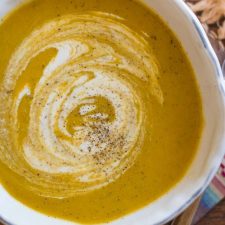 Roasted Acorn Squash Soup-image
