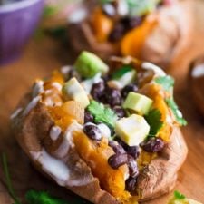 Black Bean Stuffed Sweet Potatoes-image