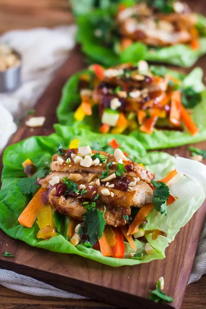 Chicken Lettuce Wraps {30-Minute Meal!} - FeelGoodFoodie