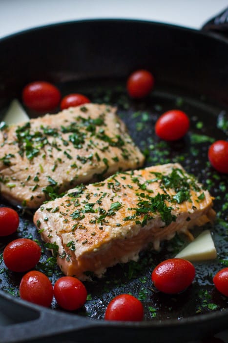Seared Herb Salmon | Food with Feeling
