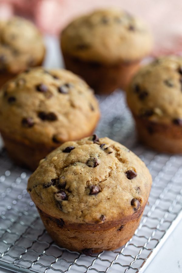 Chocolate Chip Vegan Muffins - ONE BOWL!