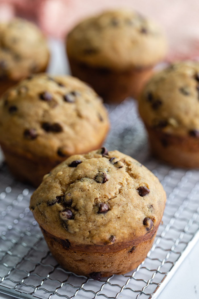 Chocolate Chip Vegan Muffins ONE BOWL!
