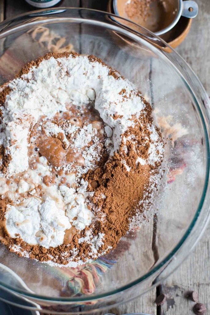 Double Chocolate VEGAN Muffins- this recipe is SO delicious and easy to bake. They taste just like normal muffins and will leave everyone satisfied! SO chocolaty and DELICIOUS!