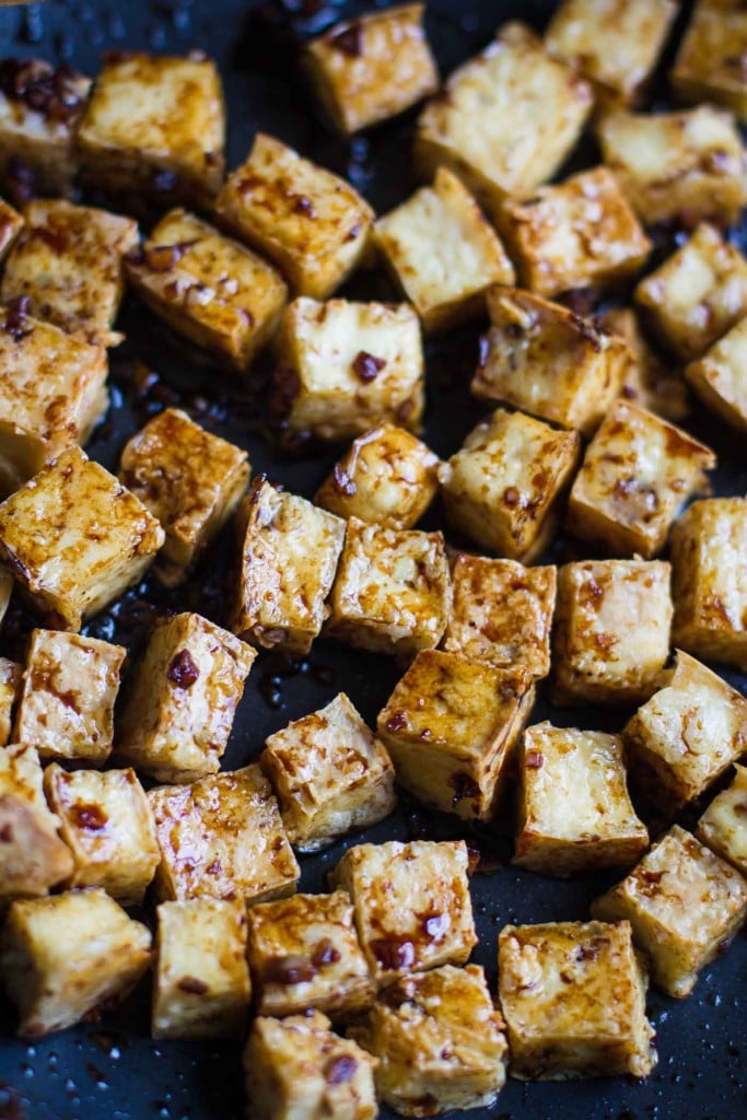 Green Onion & Garlic Crispy Tofu - Food with Feeling