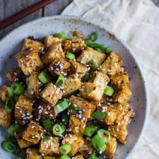 Green Onion & Garlic Crispy Tofu-image
