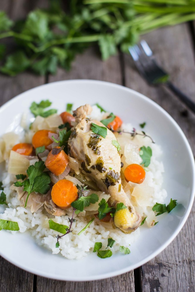 Slow Cooker Drunken Chicken