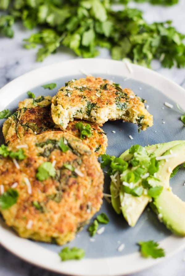 Kale & Quinoa Patties Food with Feeling