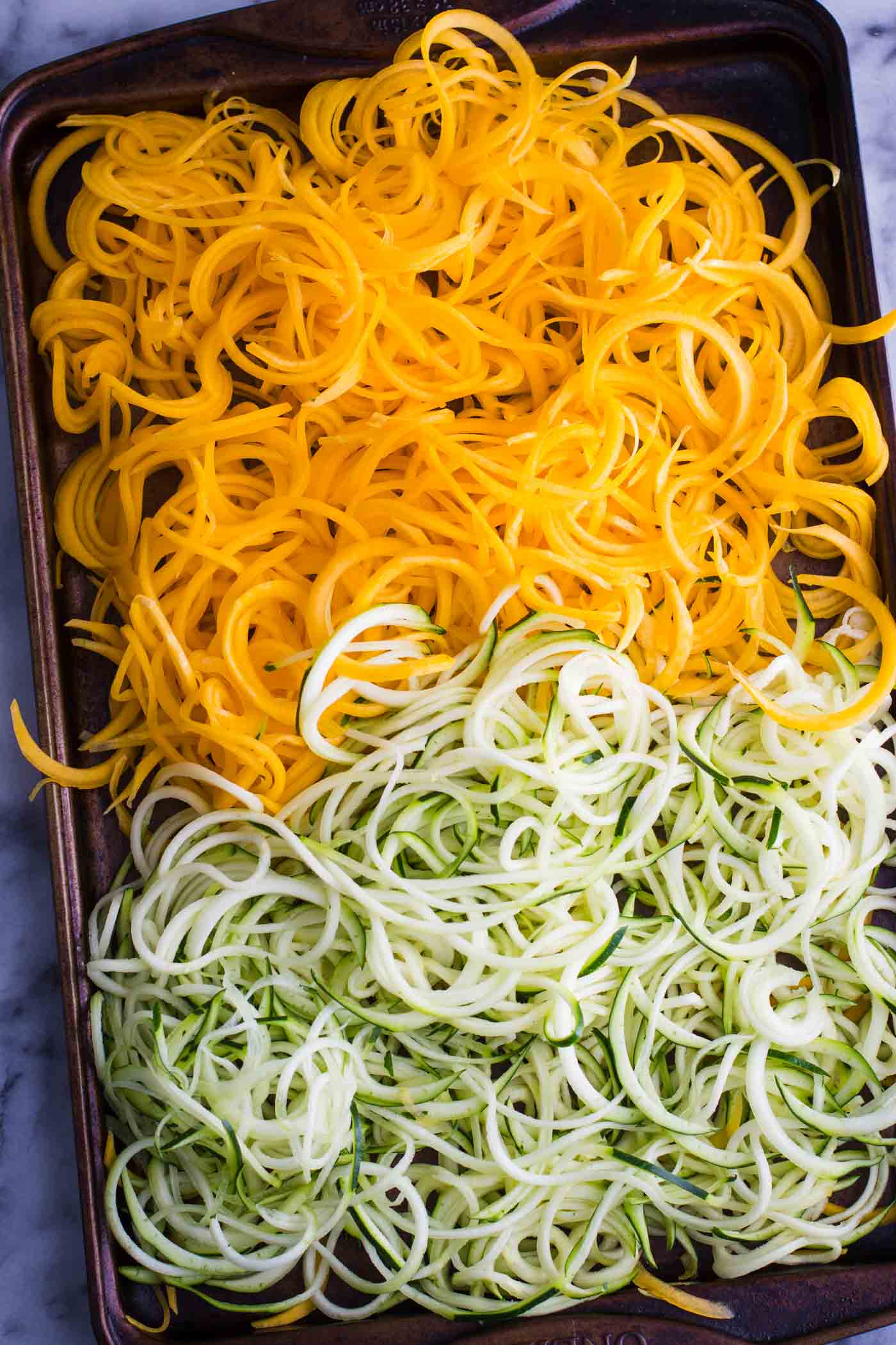 Garlic Herb Spiralized Veggies