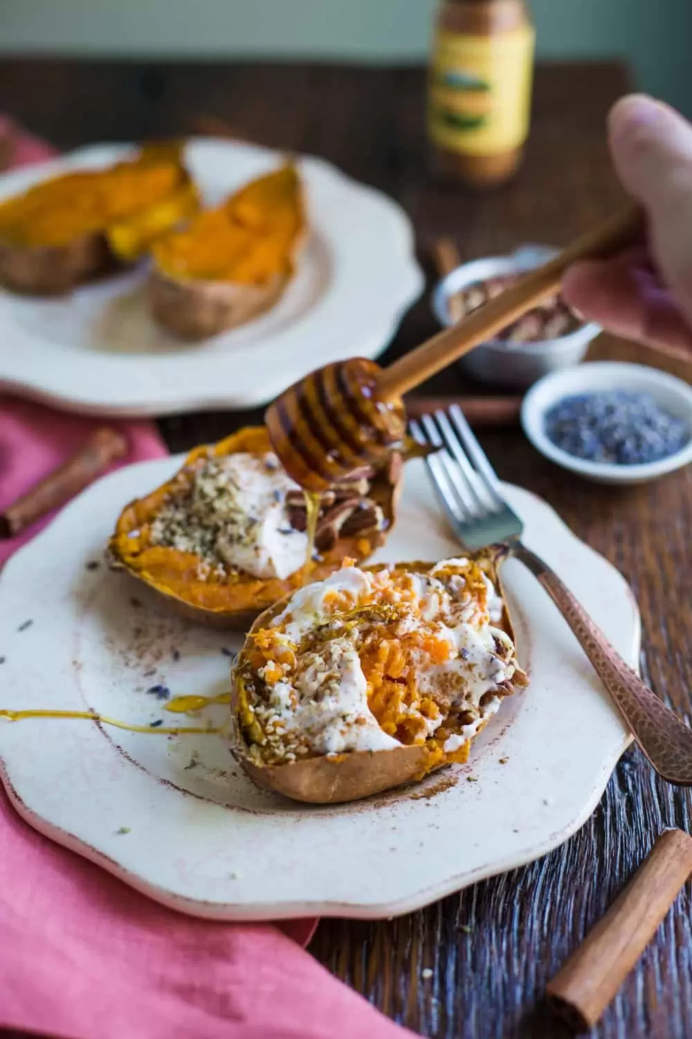 Breakfast Baked Sweet Potato recipe- why don't more people eat sweet potatoes for breakfast!!? | BBritnell.com