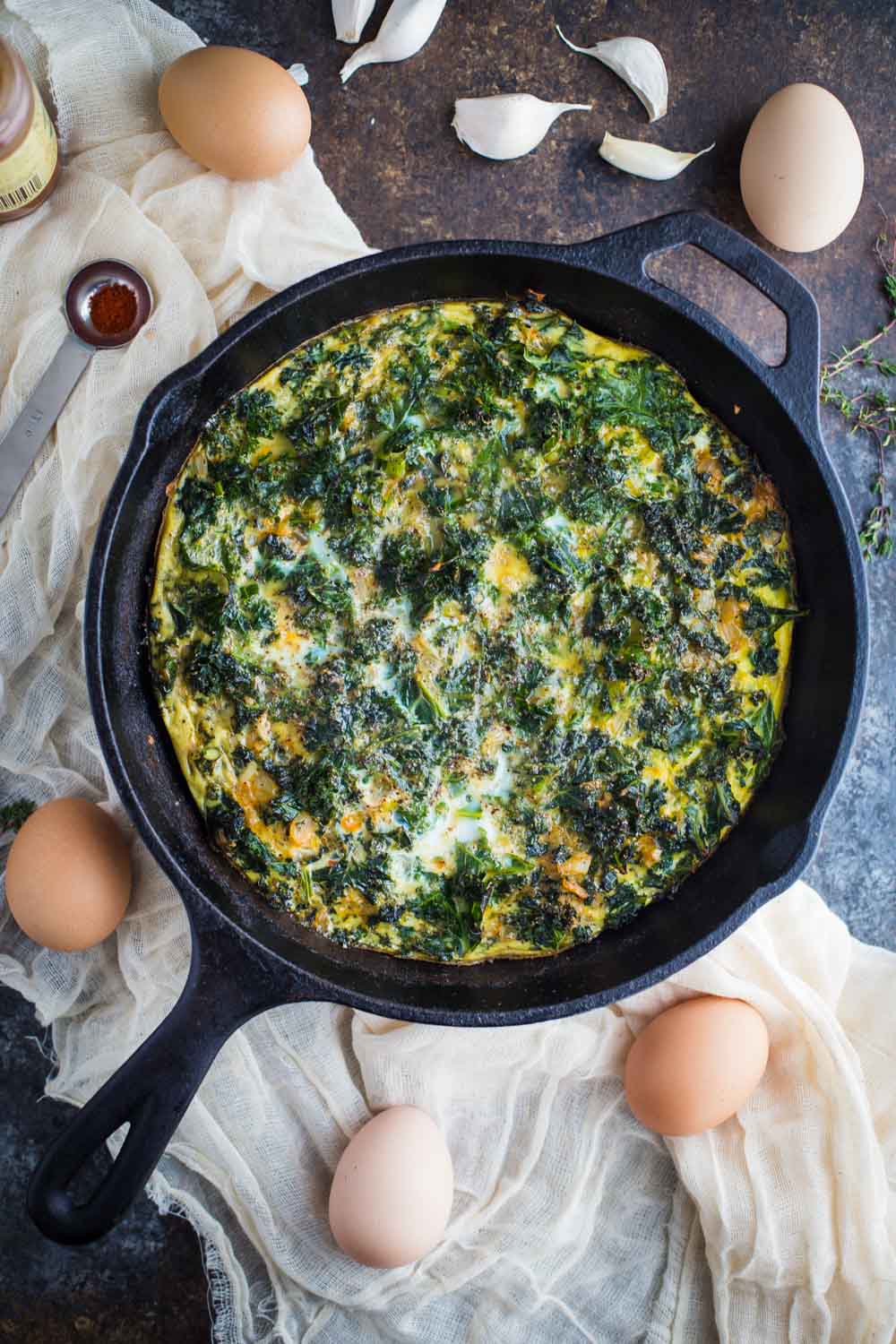 Kale Frittata - Slender Kitchen