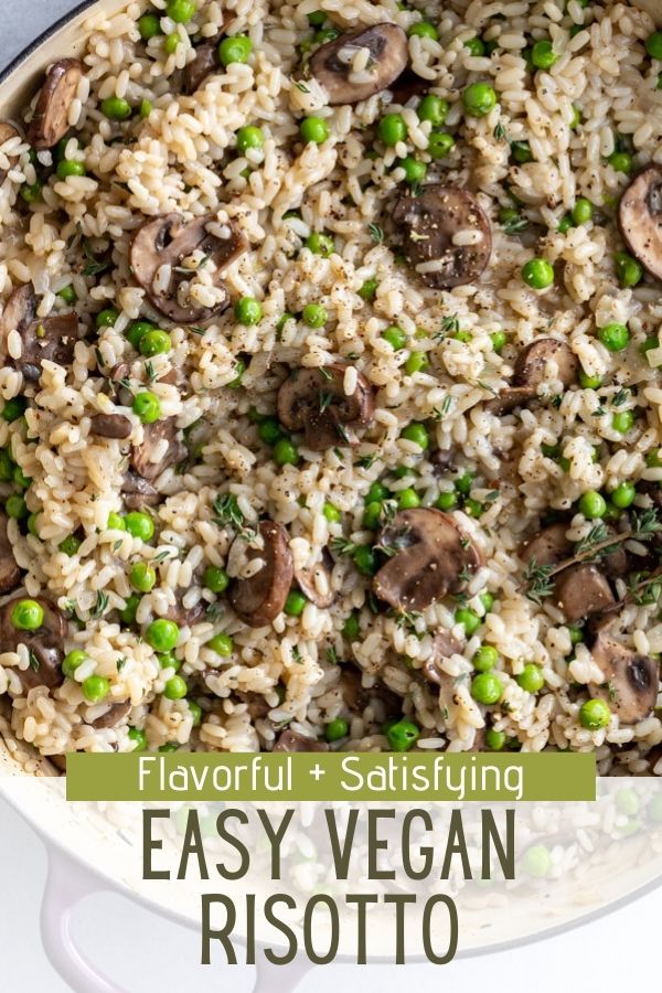 Easy Vegan Risotto Food with Feeling