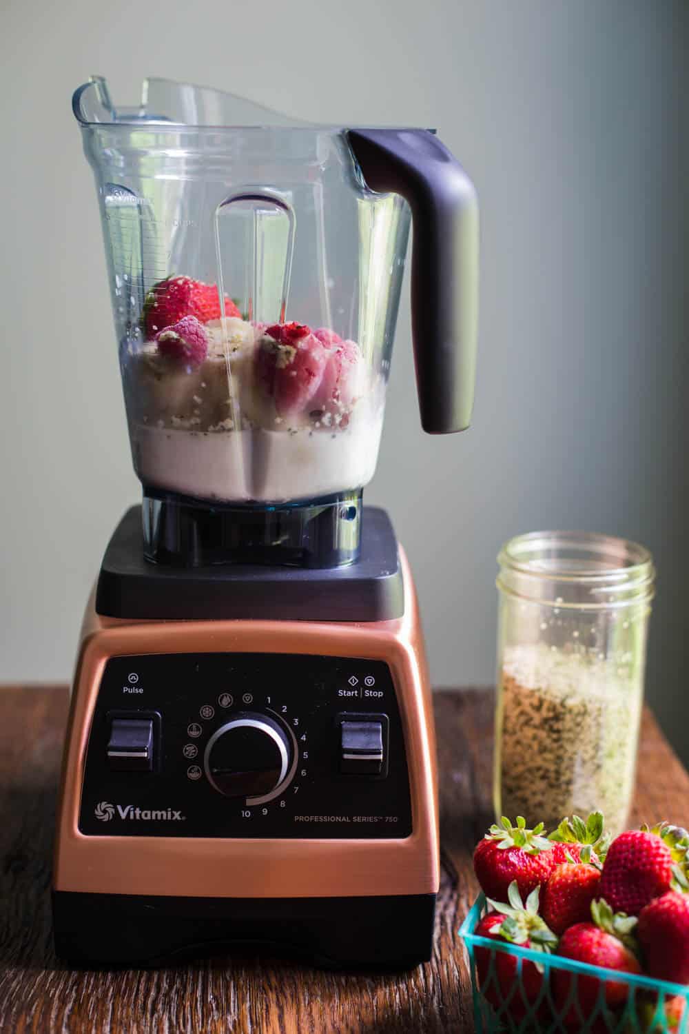 Acai Bowl recipe made using a Vitamix or Blendtec commercial