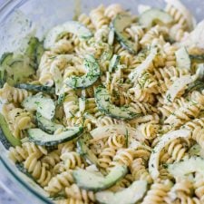 Cucumber Vegan Pasta Salad-image