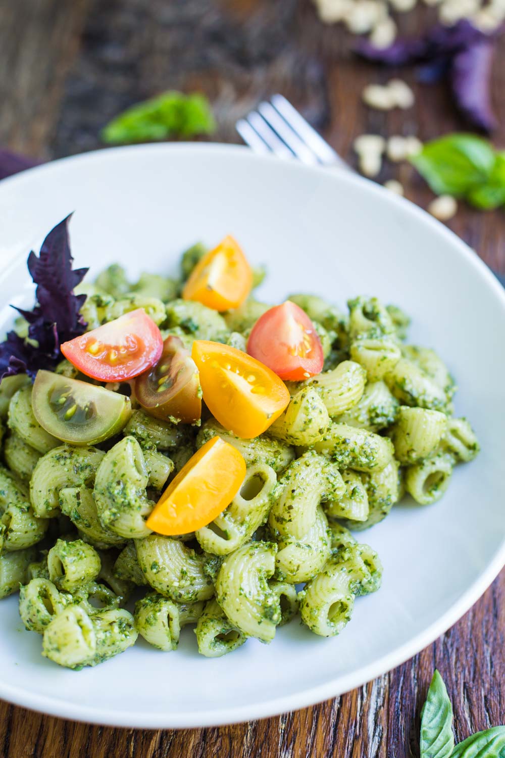 Vegan Pesto Pasta - Food with Feeling