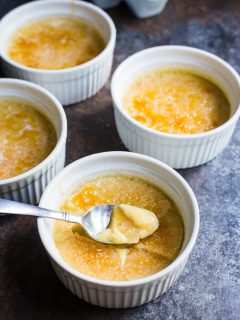 vanilla bean creme brulee