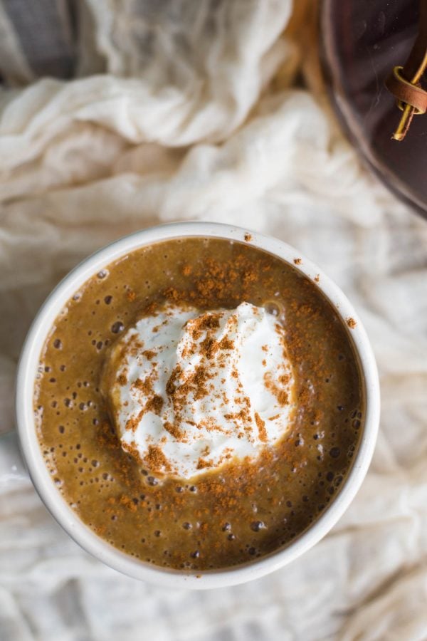 Warm Pumpkin Latte 
