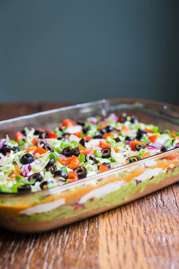 Vegan 7 layer dip