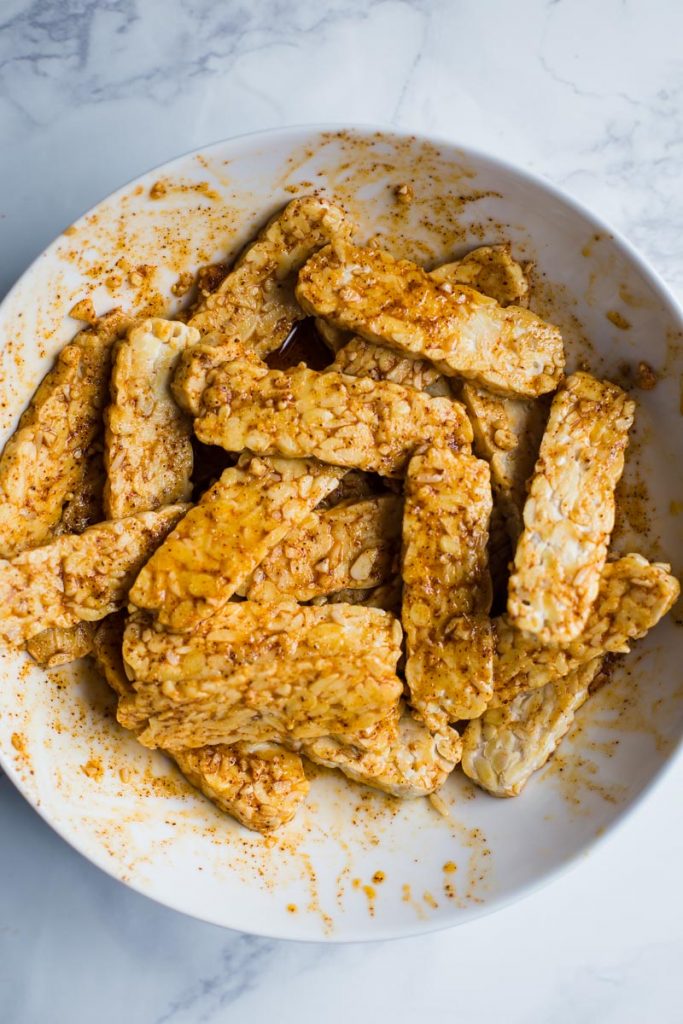 Easy Tempeh Fajitas Food with Feeling