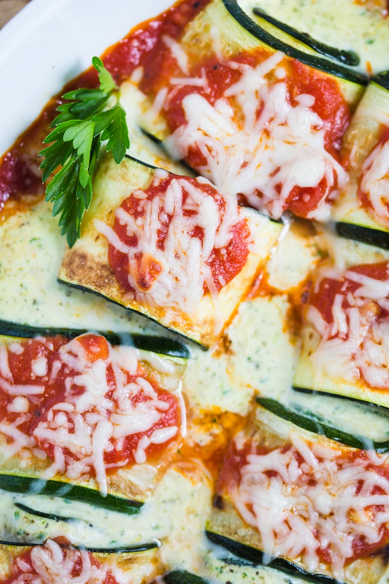 Zucchini Lasagna Rolls