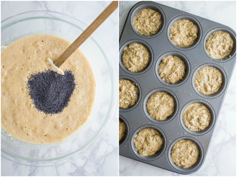 Healthy Lemon Poppyseed Muffins - Food with Feeling