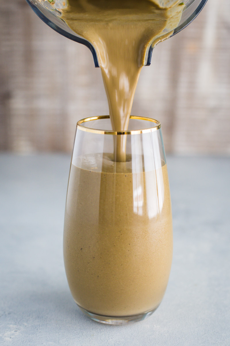 Healthy Peanut Butter Cup Smoothie | Food with Feeling