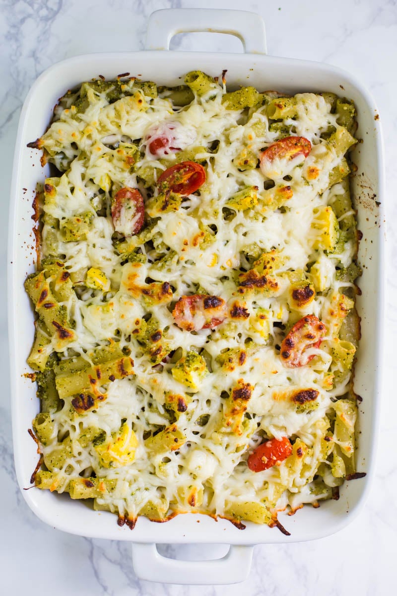 Pesto Baked Ziti | Food with Feeling