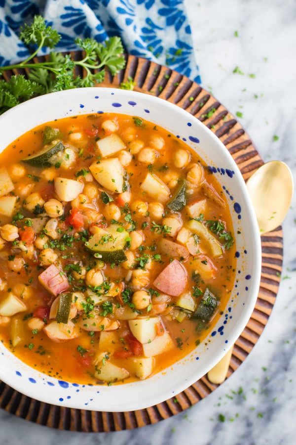 Moroccan Chickpea Soup Food With Feeling