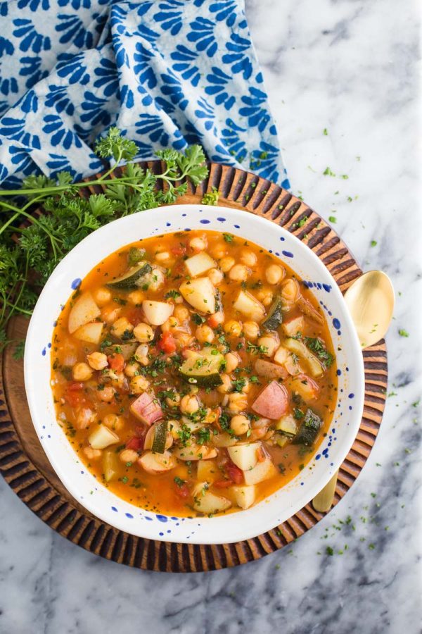 Moroccan Chickpea Soup | Food with Feeling