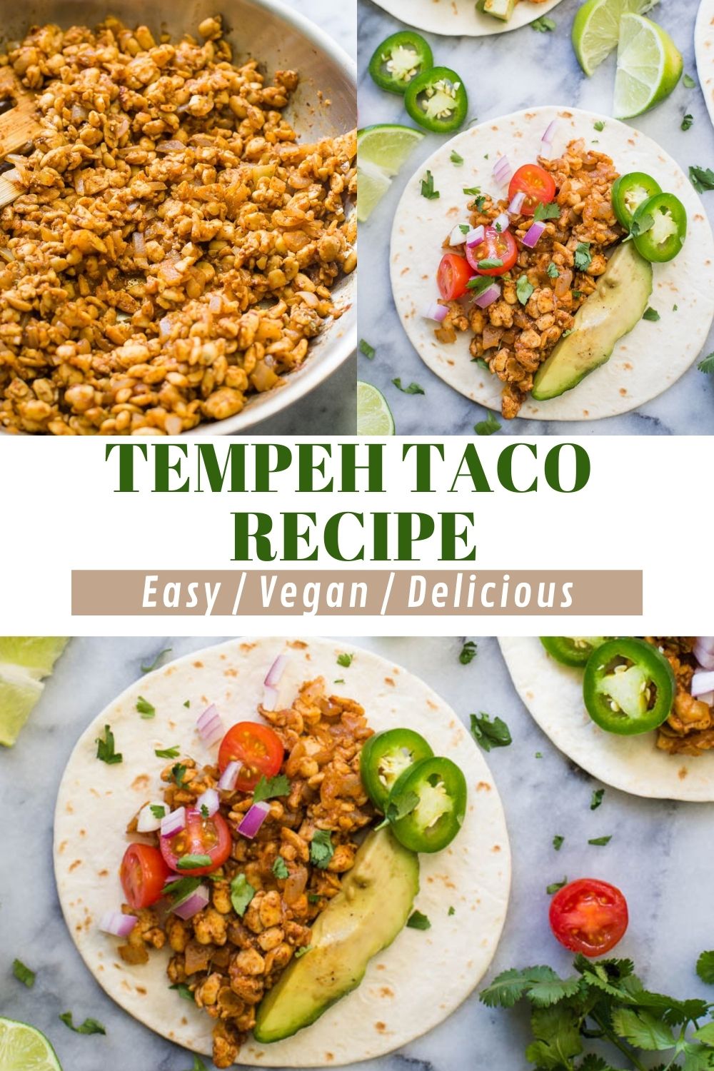 Tempeh Tacos Food with Feeling