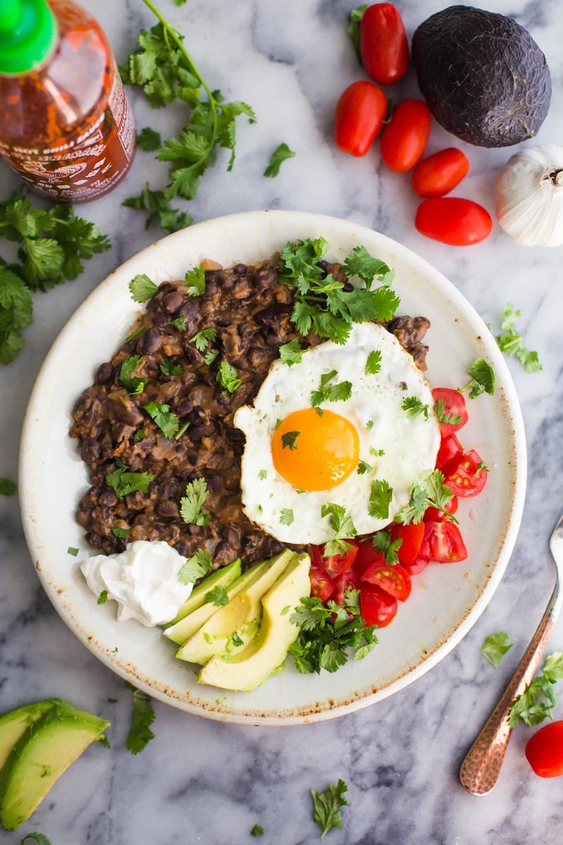 Black Bean Breakfast Food with Feeling