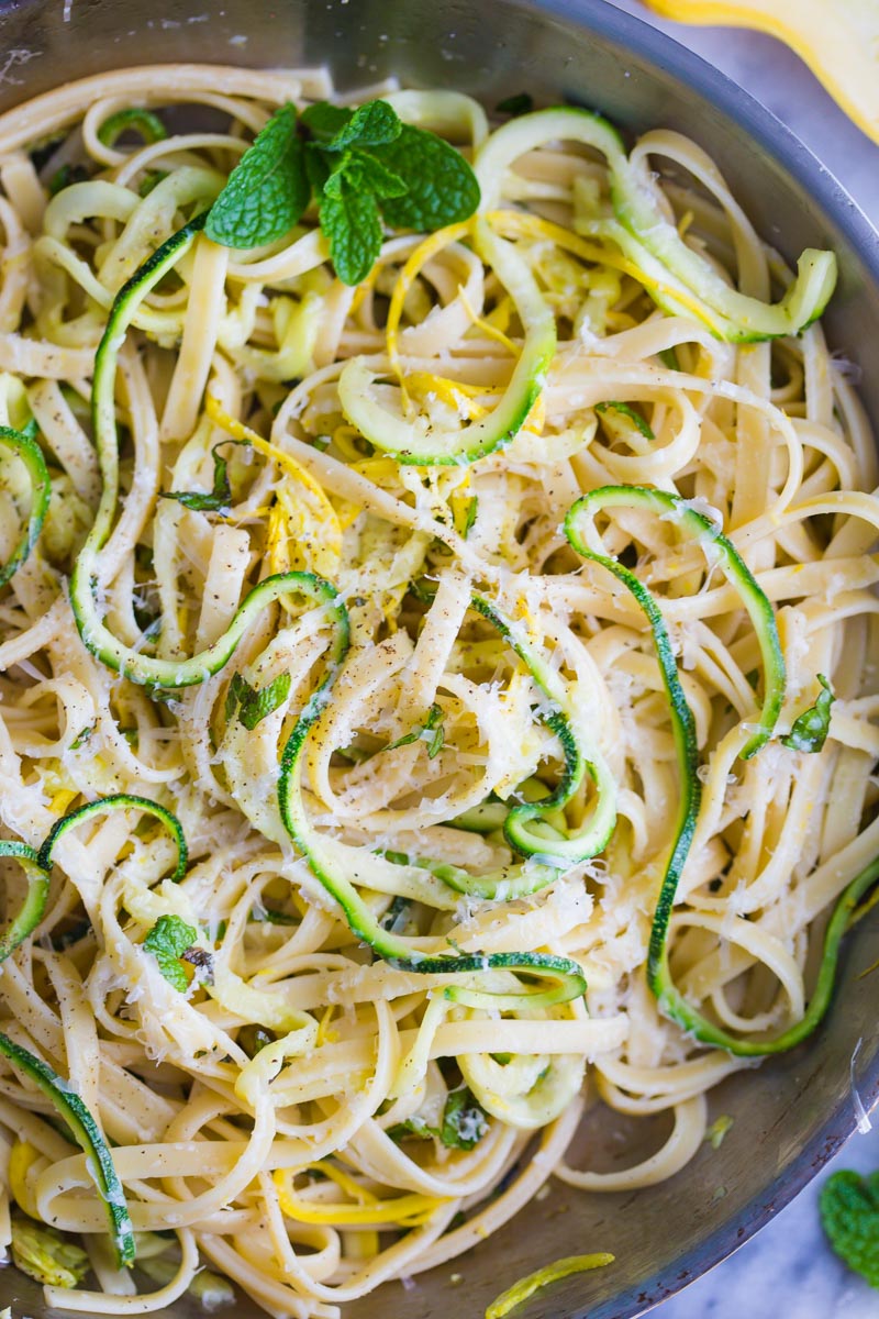 Zucchini Linguine Food with Feeling