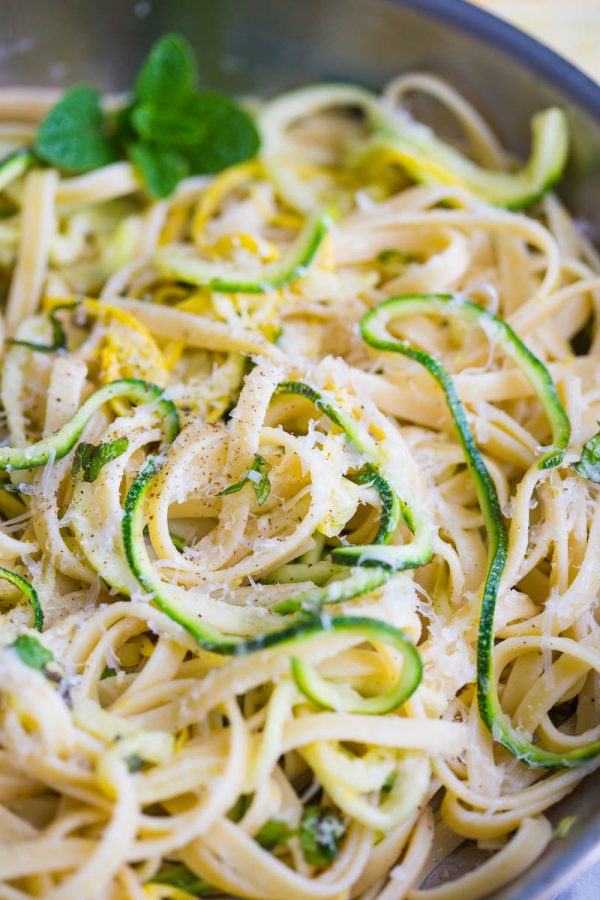 Zucchini Linguine - Food with Feeling