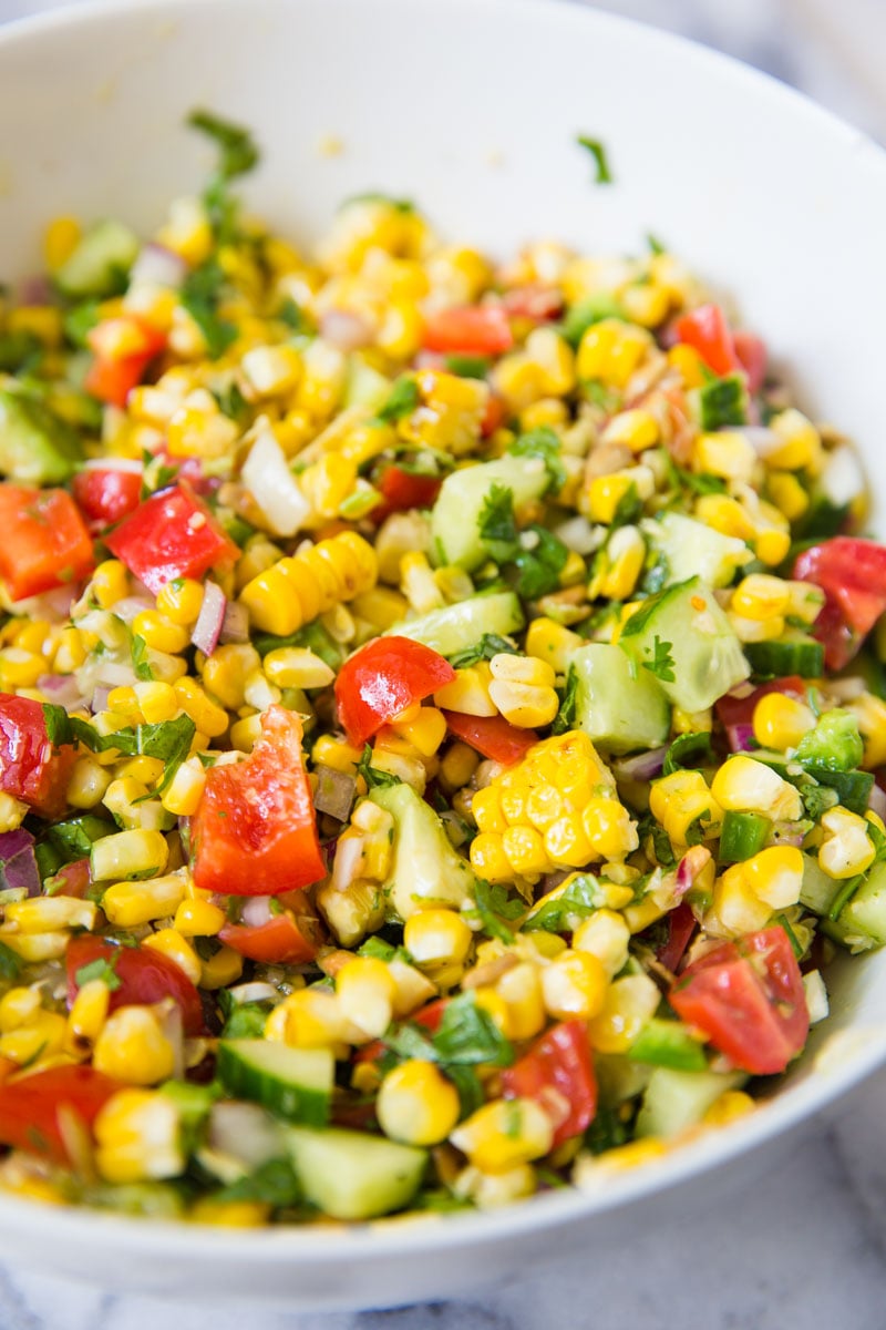 Grilled Corn Salad  Food with Feeling