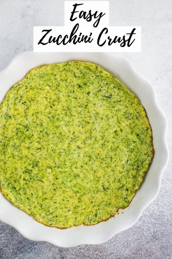 Easy Zucchini Crust for Quiches and savory pies!