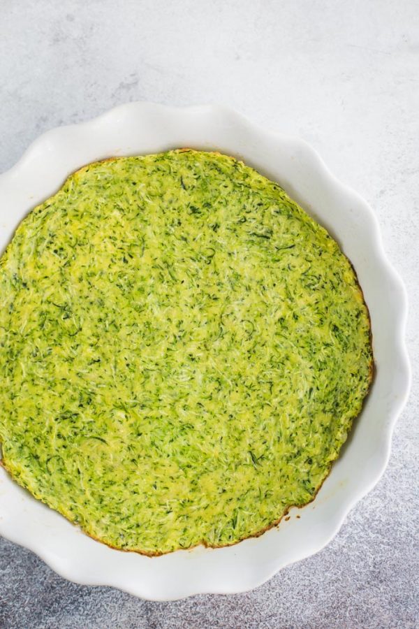 Zucchini Crust Quiche- low carb and the perfect breakfast quiche for any occasion!