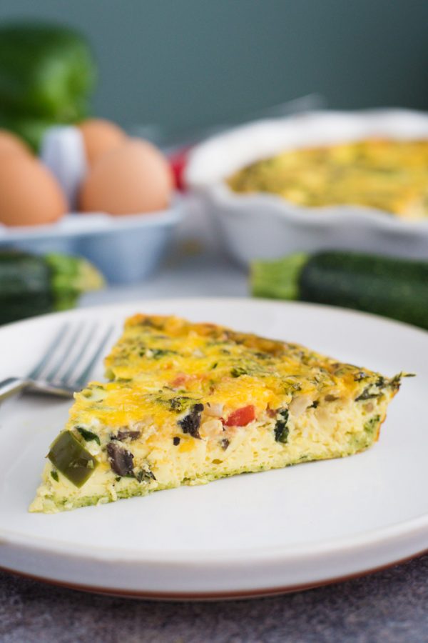 Zucchini Crust Quiche