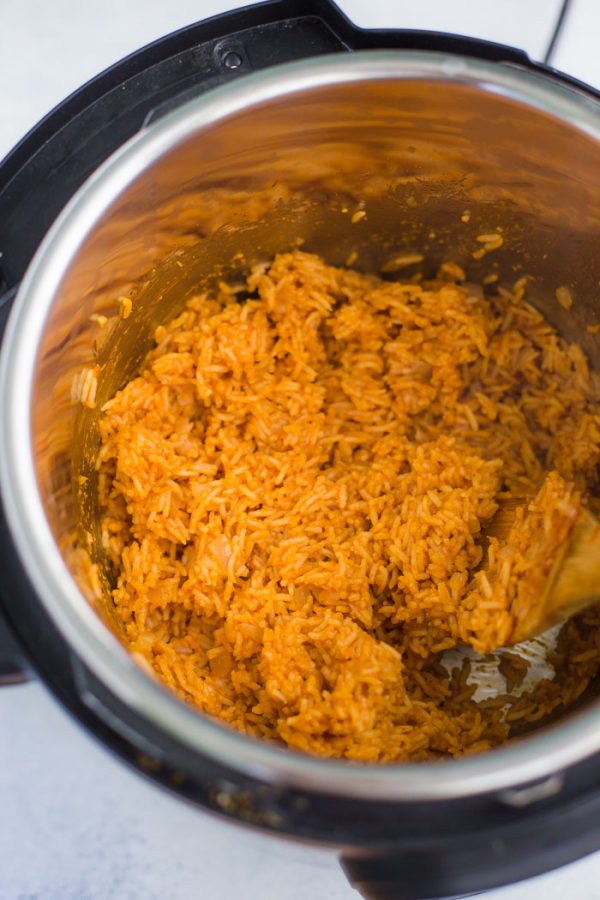 Easy Instant Pot Mexican Rice Recipe - The Foodie Affair